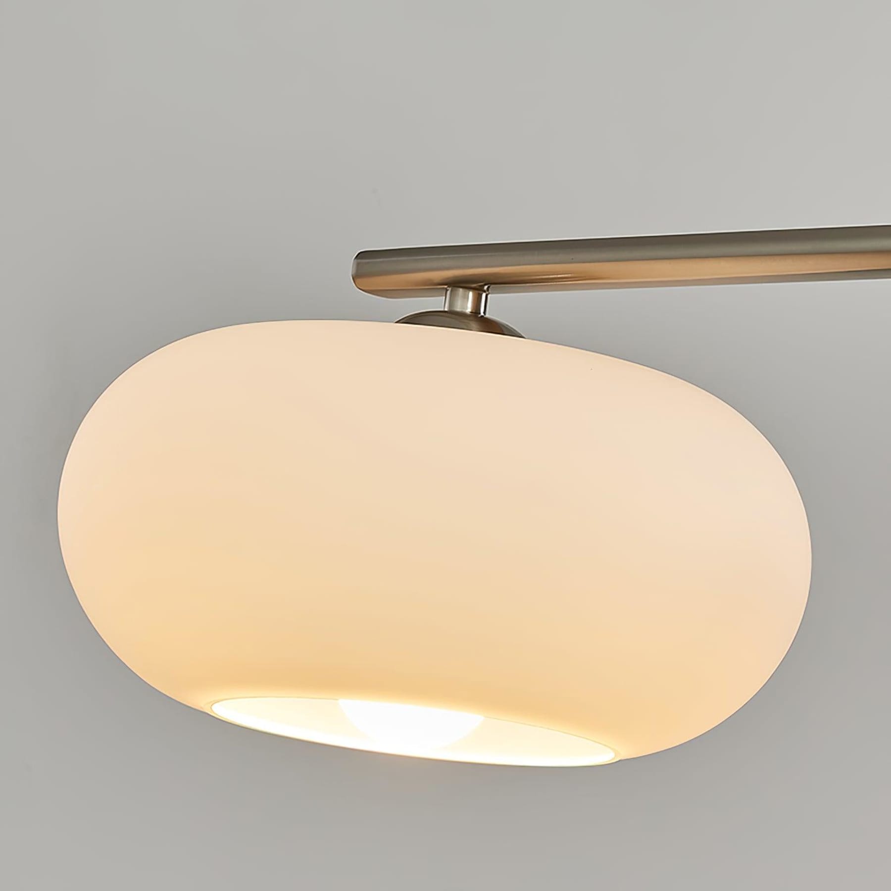 Modern Glass Pendant Light With Tri-Colour LED Glow — Ashbury Home & Living