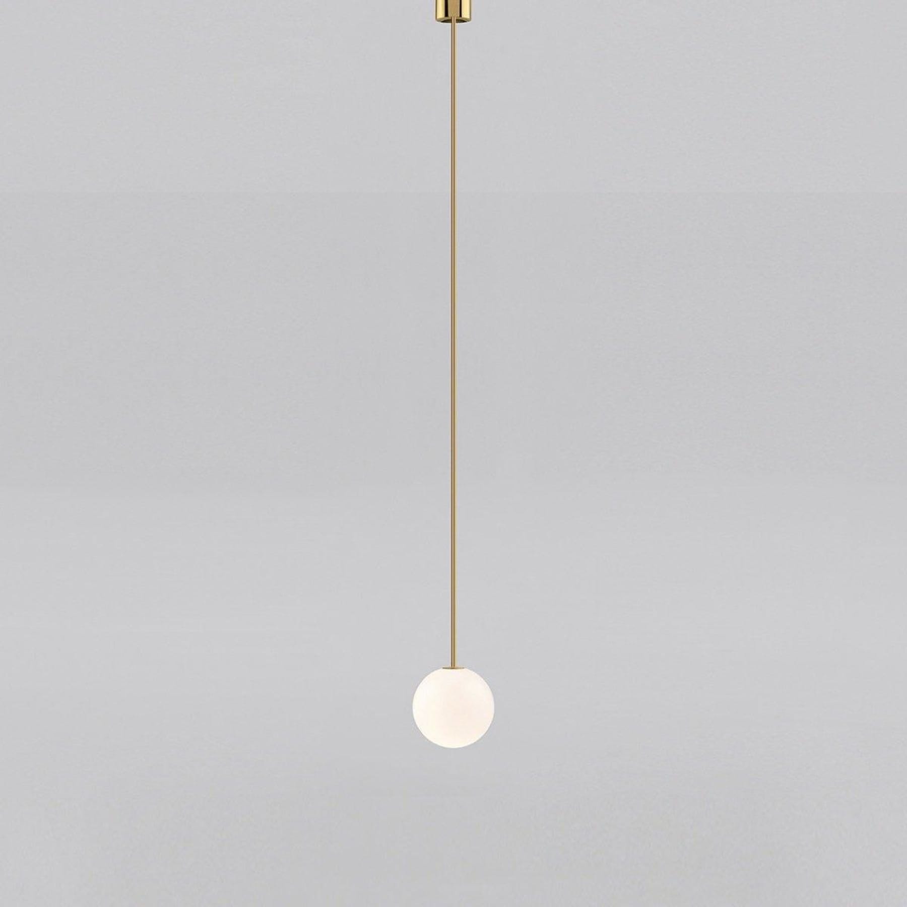 Modern Glass Pendant Light With Integrated LED for Dining Room — Ashbury Home & Living
