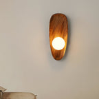 Modern Wood and Glass Wall Light for Living Room — Ashbury Home & Living