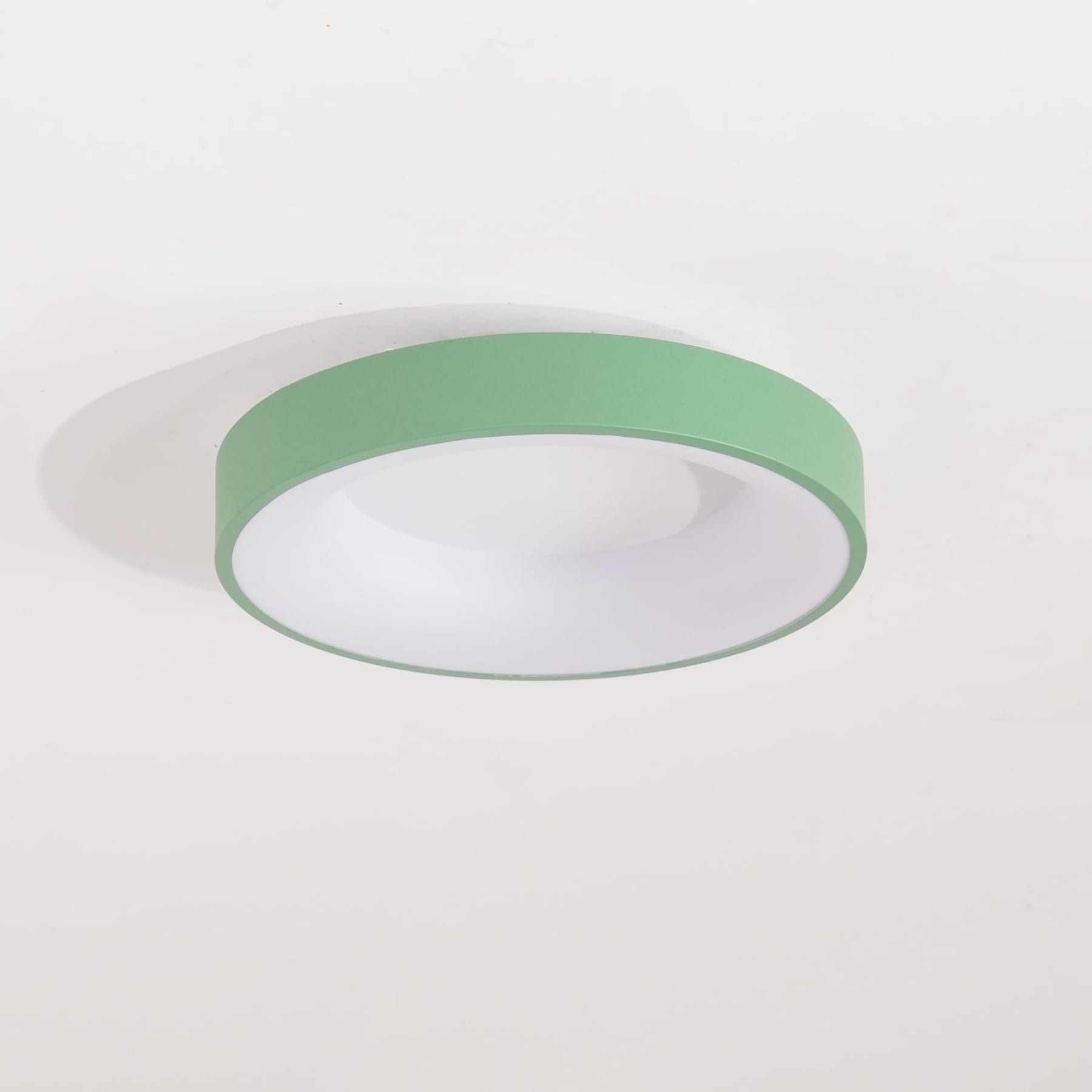 Modern Wrought Iron Flush Mount Ceiling Light With Tri-Colour LED Glow — Ashbury Home & Living