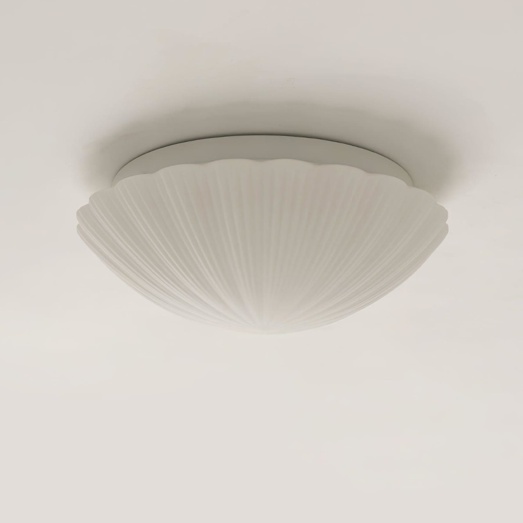 Modern Glass Flush Mount Ceiling Light — Ashbury Home & Living