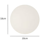 Minimalist Frosted Glass Wall Light LED Light With Iron Base