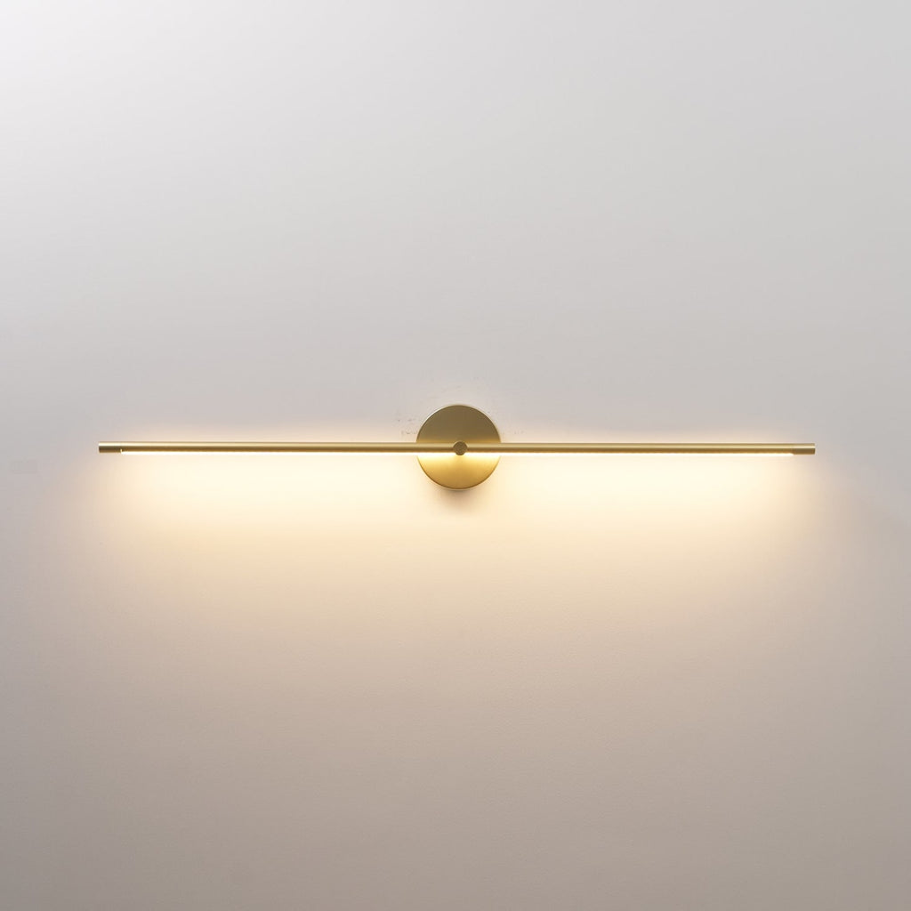 Minimalist Metal Linear Wall Light With Warm LED Glow — Ashbury Home & Living