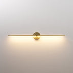 Minimalist Metal Linear Wall Light With Warm LED Glow — Ashbury Home & Living