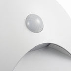 Contemporary Matte Metal Wall Light With Motion Sensor Option for Hallways — Ashbury Home & Living