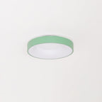 Modern Wrought Iron Flush Mount Ceiling Light With Tri-Colour LED Glow — Ashbury Home & Living