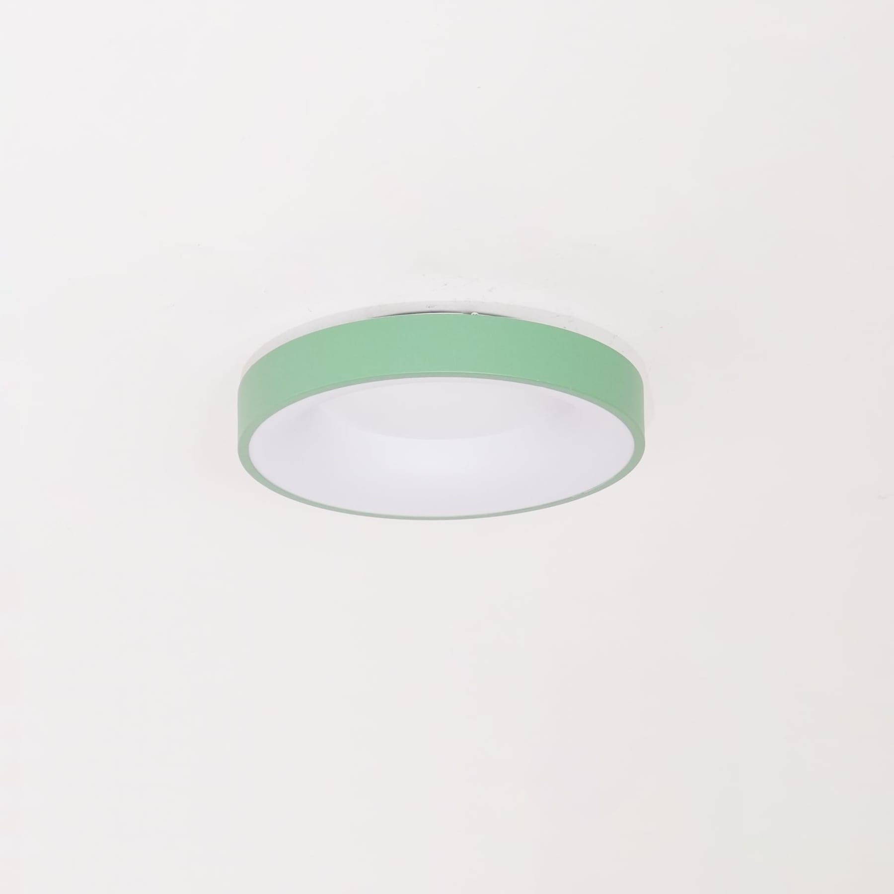Modern Wrought Iron Flush Mount Ceiling Light With Tri-Colour LED Glow — Ashbury Home & Living