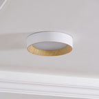 Scandinavian Wood Flush Mount Ceiling Light for Living Room — Ashbury Home & Living