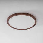 Minimalist Wood Flush Mount Ceiling Light With Slim Profile — Ashbury Home & Living