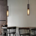 Industrial Concrete Pendant Light With Warm LED Glow — Ashbury Home & Living