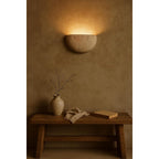 Modern Travertine Stone Wall Light for Living Room — Ashbury Home & Living
