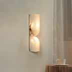 Modern Marble Wall Light With Warm LED Glow for Living Room — Ashbury Home & Living