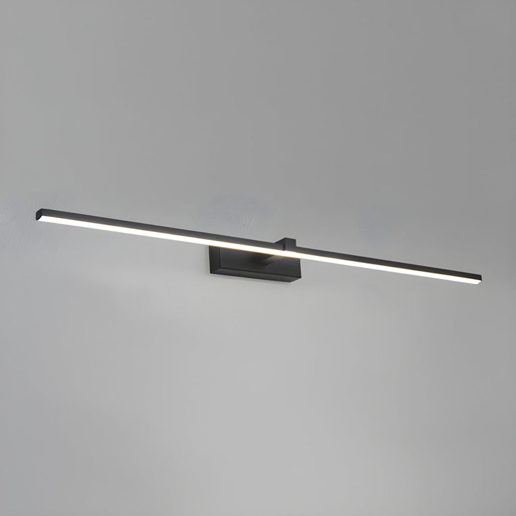 Modern Iron Linear Wall Light With Integrated LED for Hallway — Ashbury Home & Living