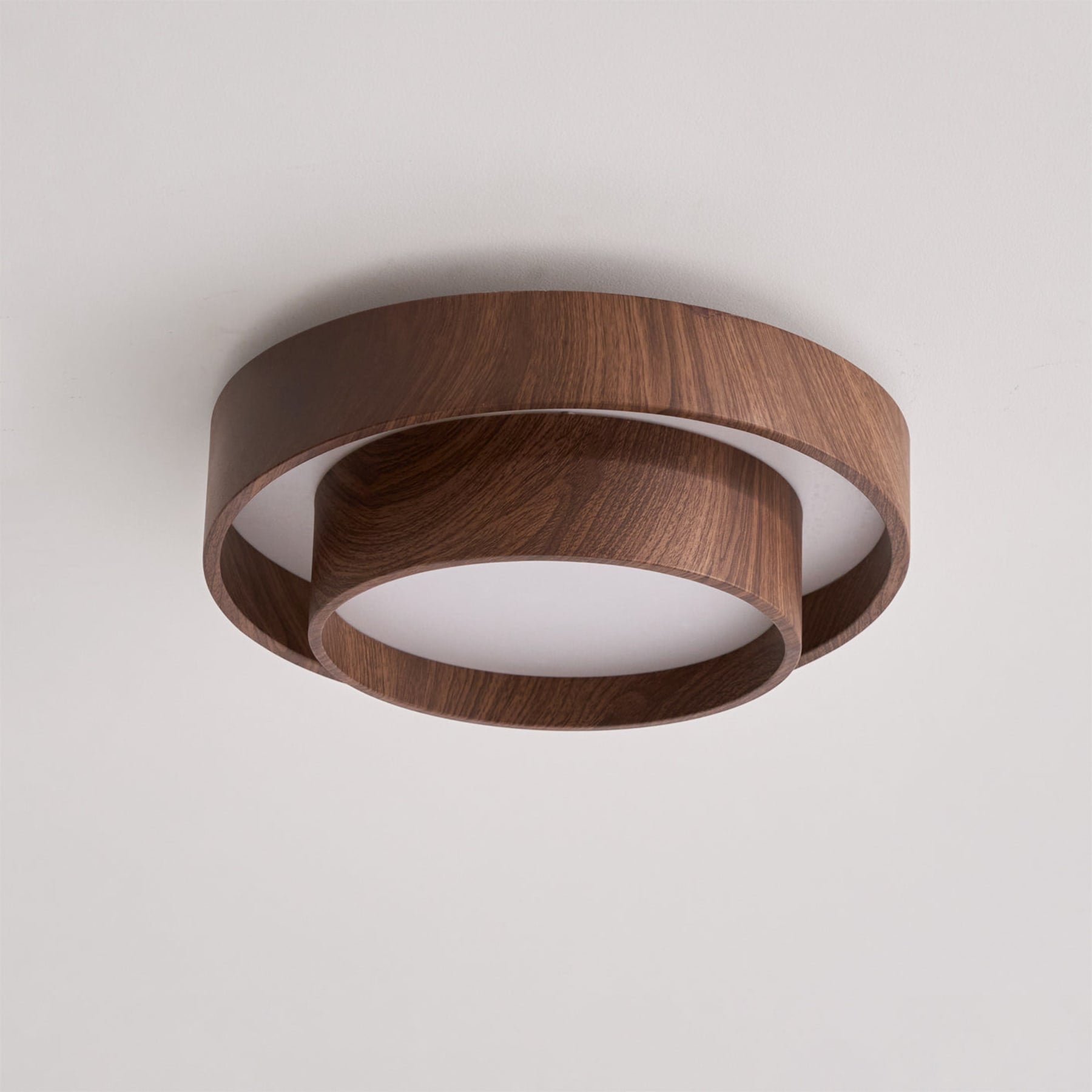 Scandinavian Wood Flush Mount Ceiling Light for Living Room — Ashbury Home & Living