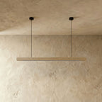 Minimalist Wood Pendant Light With Warm Daylight Glow For Dining Room — Ashbury Home & Living