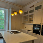 Bauhaus Glass E27 Pendant Light for Kitchen