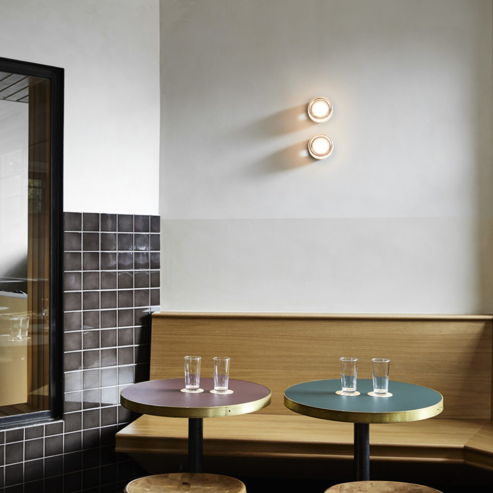 Modern Glass Wall Light With Adjustable LED Glow — Ashbury Home & Living