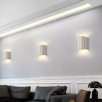 Nordic Resin Plaster Shade Wall Light With Up And Down Glow