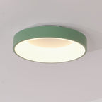 Modern Wrought Iron Flush Mount Ceiling Light With Tri-Colour LED Glow — Ashbury Home & Living