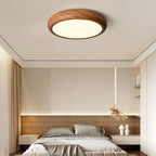Scandinavian Wood Flush Mount Ceiling Light for Living Room — Ashbury Home & Living