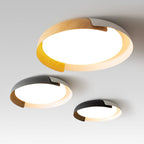 Modern Wood Flush Mount Ceiling Light for Living Room — Ashbury Home & Living