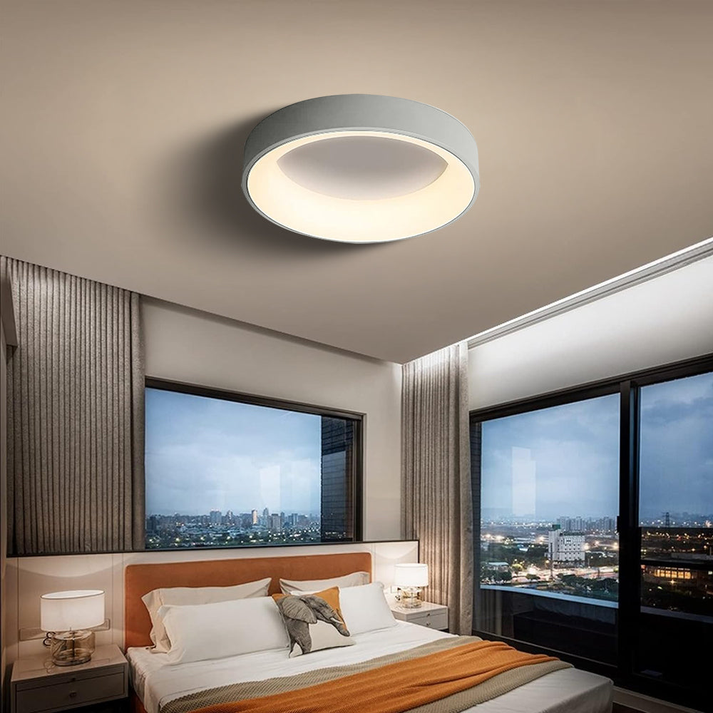 Round Flush Mount Ceiling Light with Diffuser