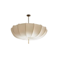 Modern Fabric Pendant Light With Drum Shade