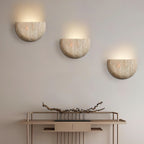 Modern Travertine Stone Wall Light for Living Room — Ashbury Home & Living