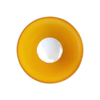 Scandinavian Glass Disc Ceiling Light With Flush Mount Design