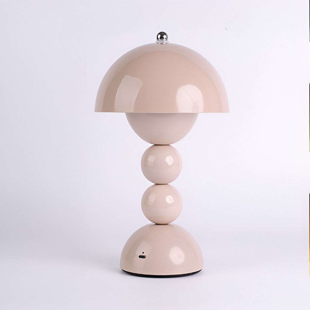 Wireless Bud Table Lamp With Stacked Sphere Base