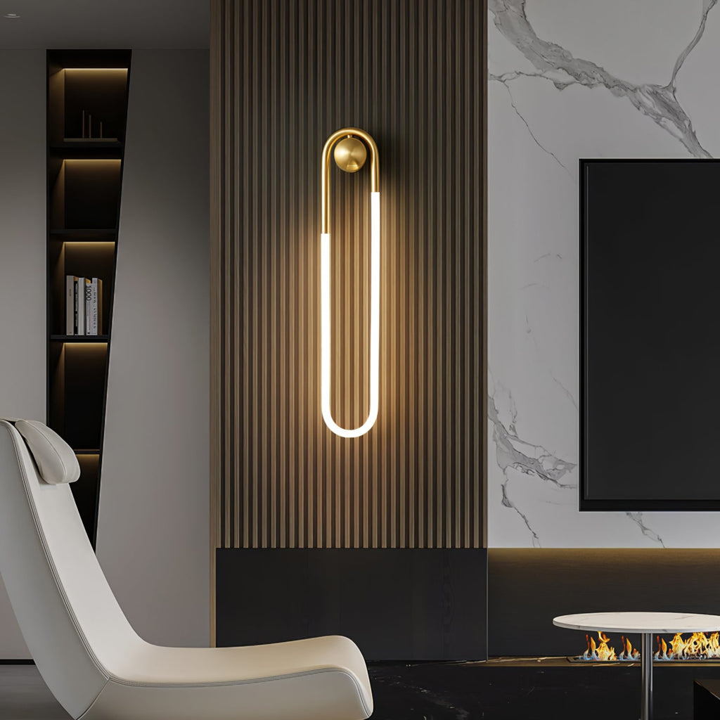 Minimalist Metal Wall Light for Living Room and Bedroom — Ashbury Home & Living
