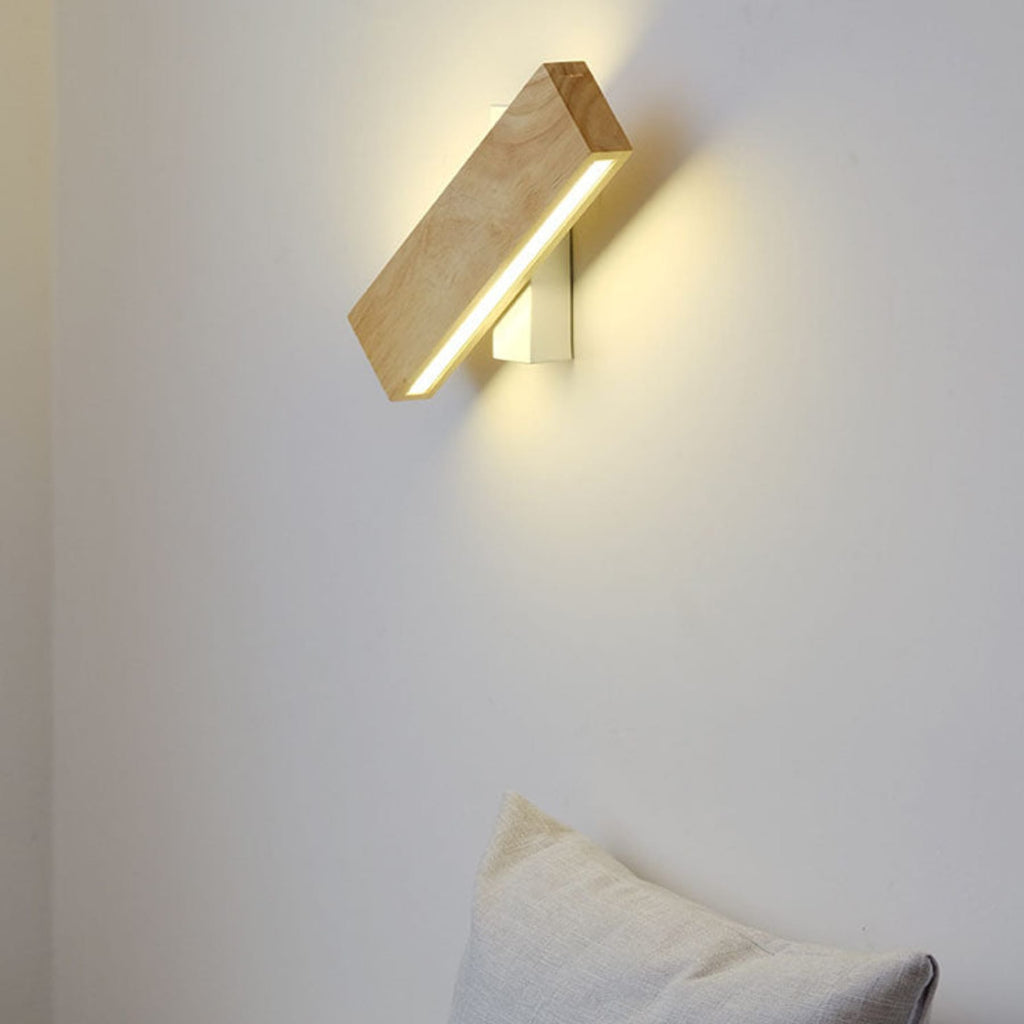 Modern Wood Wall Light for Living Room and Bedroom — Ashbury Home & Living