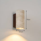 Japandi Travertine Wall Light LED Light With Up And Down Glow