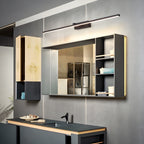 Modern Iron Linear Wall Light With Integrated LED for Hallway — Ashbury Home & Living