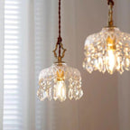 Retro Glass Pendant Light With Included Bulb for Dining Room — Ashbury Home & Living