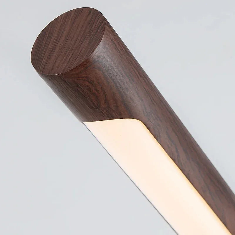 Modern Wood Table Lamp With Warm LED Glow for Home Office — Ashbury Home & Living