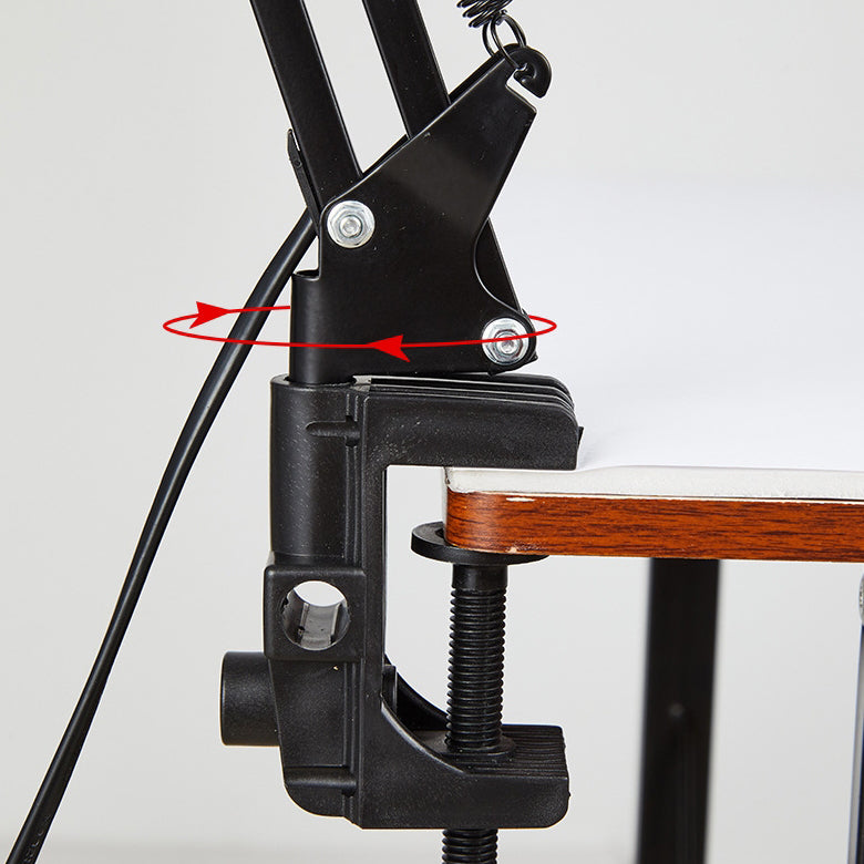 Clamp Desk Lamp Adjustable Swing Arm Metal Architect Lamp Clip On Reading Light for Desk | Bedside and Home Office
