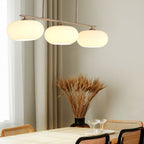 Modern Glass Pendant Light With Tri-Colour LED Glow — Ashbury Home & Living