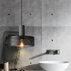 Industrial Concrete Pendant Light With Warm LED Glow — Ashbury Home & Living