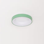 Modern Wrought Iron Flush Mount Ceiling Light With Tri-Colour LED Glow — Ashbury Home & Living