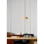 Modern Travertine Stone Pendant Light With Dimmable Remote Control — Ashbury Home & Living