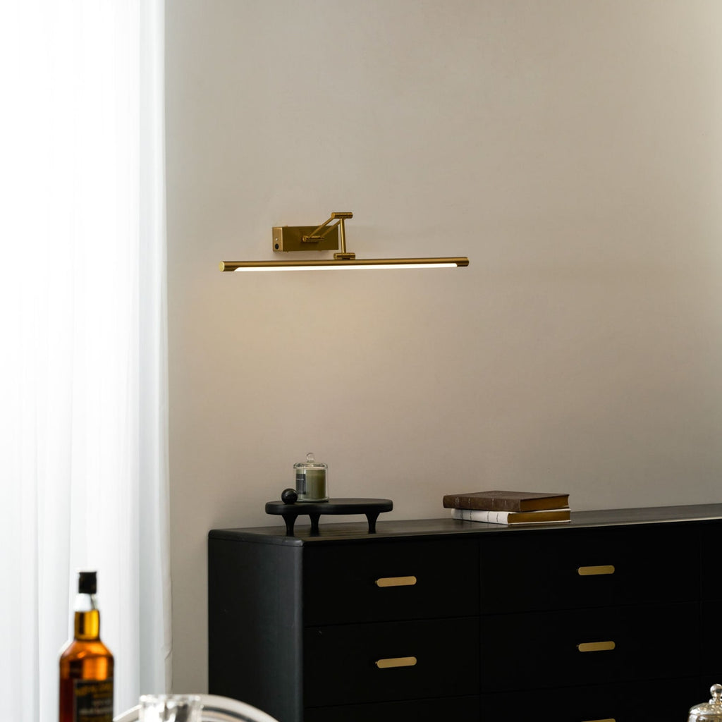 Contemporary Wrought Iron Wall Light With USB Power for Living Room — Ashbury Home & Living