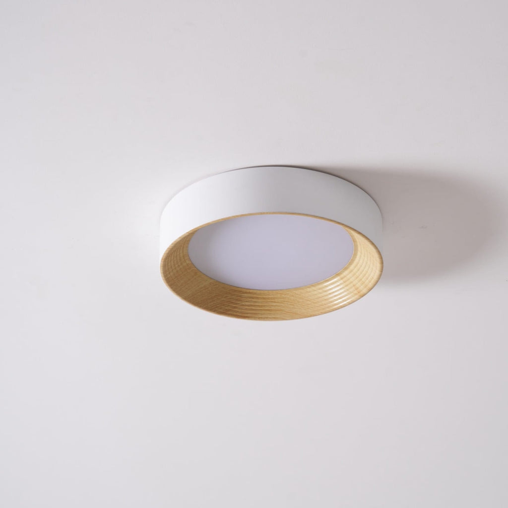 Scandinavian Wood Flush Mount Ceiling Light for Living Room — Ashbury Home & Living