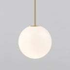 Modern Glass Pendant Light With Integrated LED for Dining Room — Ashbury Home & Living
