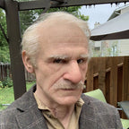 Realistic Old Man Mask Latex Halloween Mask for Adults Full Head Creepy Face Mask with Movable Mouth for Fancy Dress | Cosplay and Parties