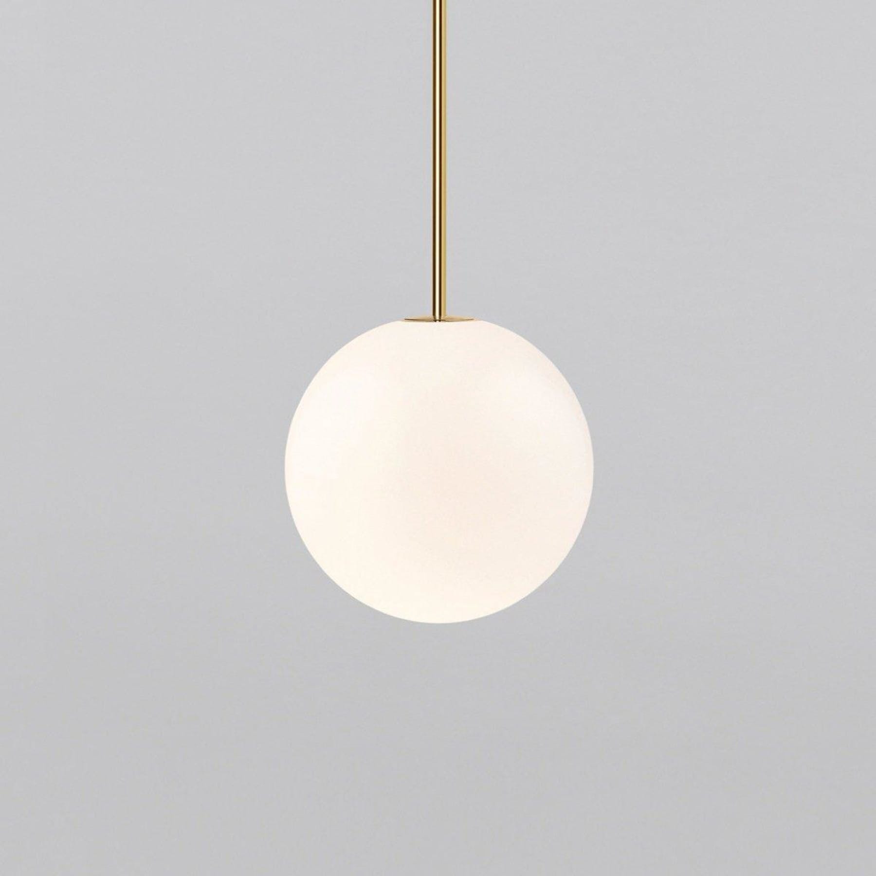 Modern Glass Pendant Light With Integrated LED for Dining Room — Ashbury Home & Living