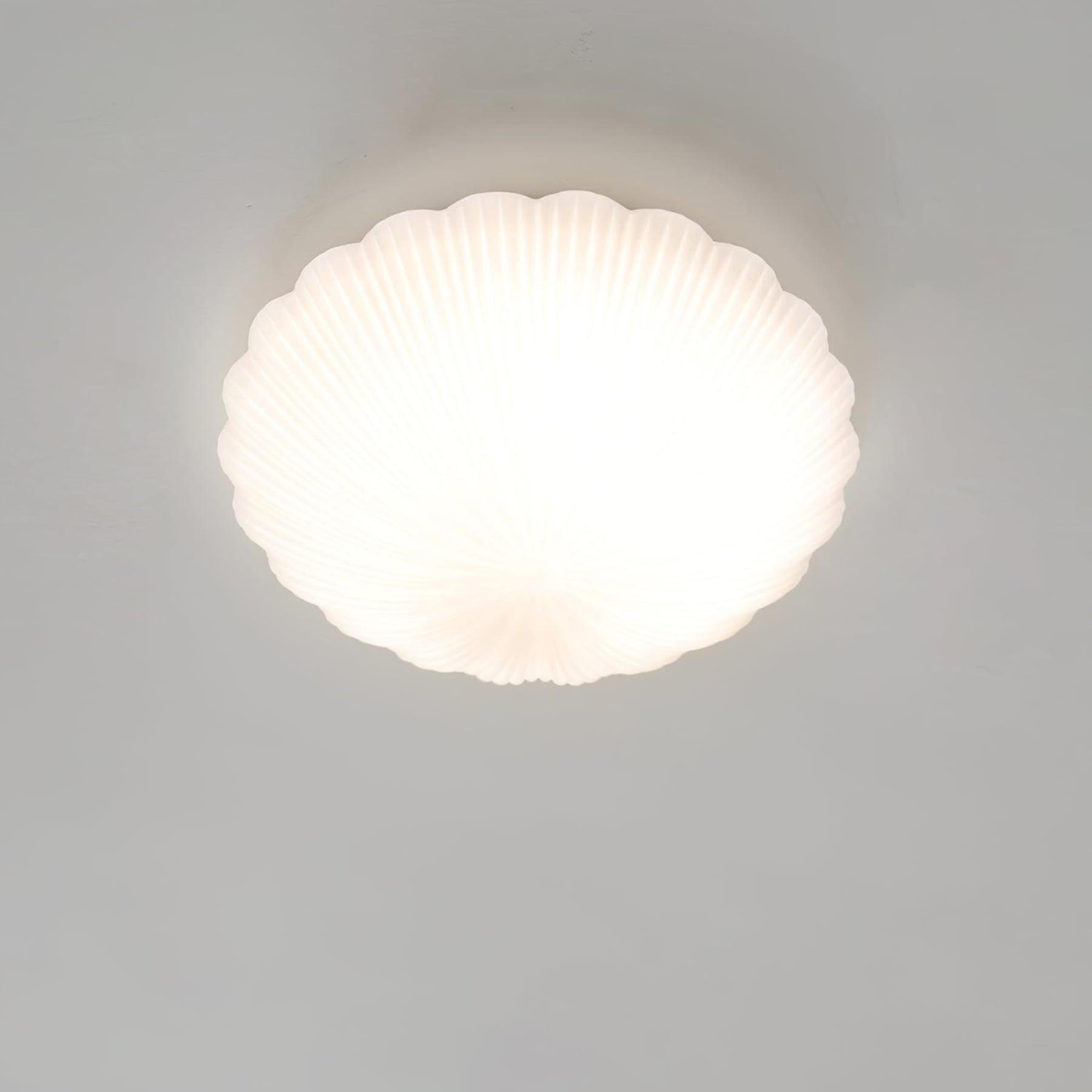 Modern Glass Flush Mount Ceiling Light — Ashbury Home & Living