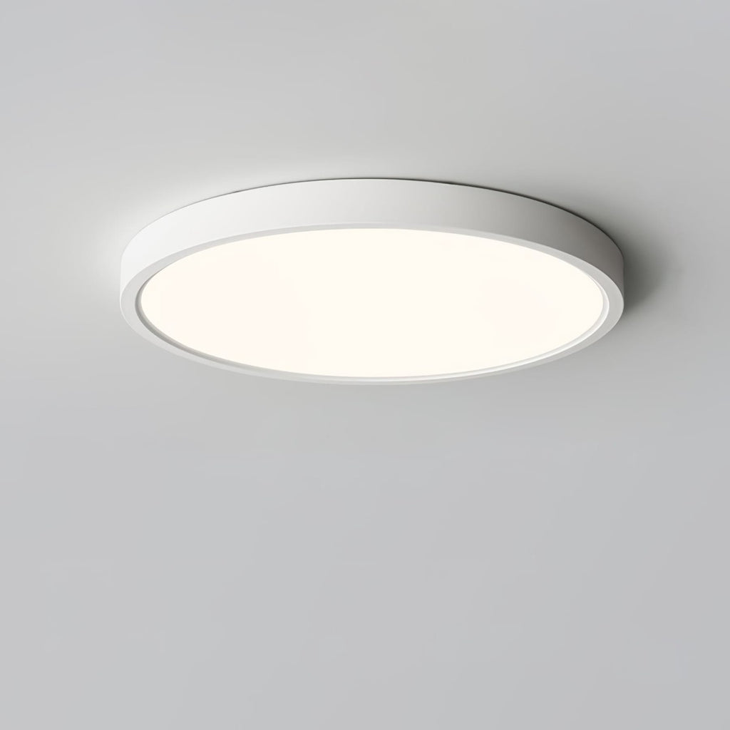 Minimalist Iron Flush Mount Ceiling Light With Slim Low-Profile Design — Ashbury Home & Living