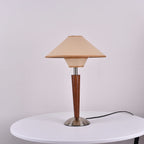 Modern Wood Table Lamp With Fabric Shade for Living Room — Ashbury Home & Living