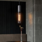 Industrial Concrete Pendant Light With Warm LED Glow — Ashbury Home & Living